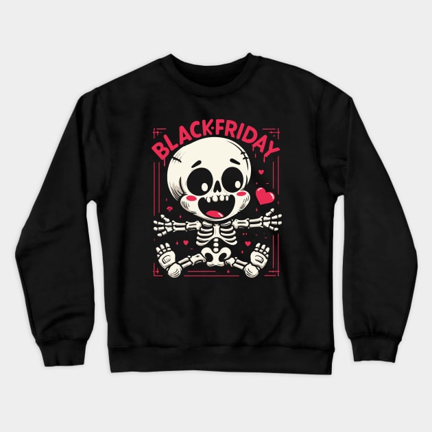 Black Friday Joy Crewneck Sweatshirt by Trendsdk